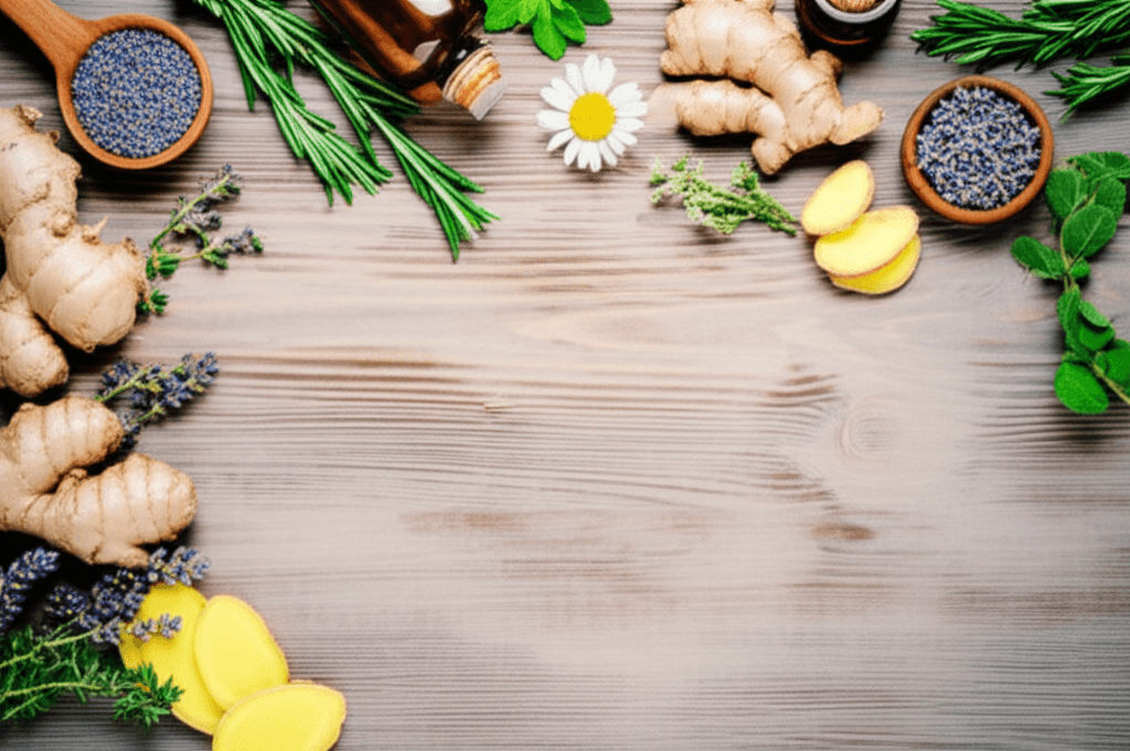 Fondo productos naturales